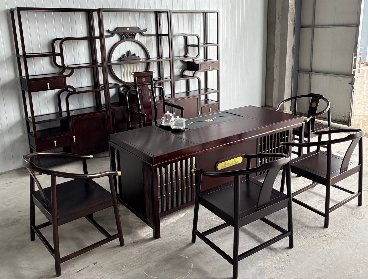 金边家具工厂，全新实木茶桌，茶桌茶台椅组合，工厂