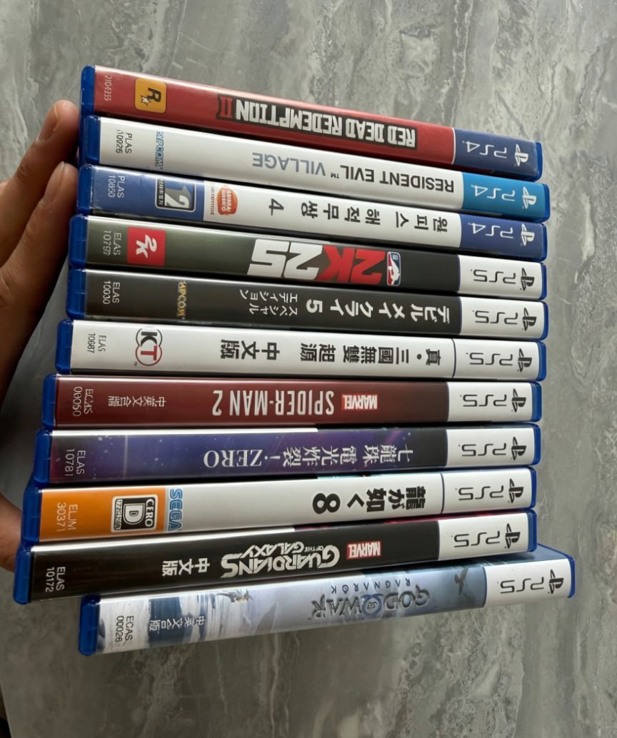出售物品：pS5游戏光盘