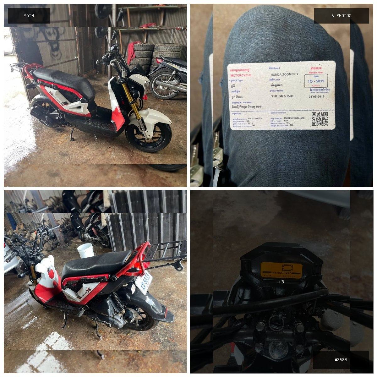 🟢 在售 📦 二手商品预览 🏷 祖马车 💵 价格:$600 📍 城市:金边 📂 分类:手机数码 …