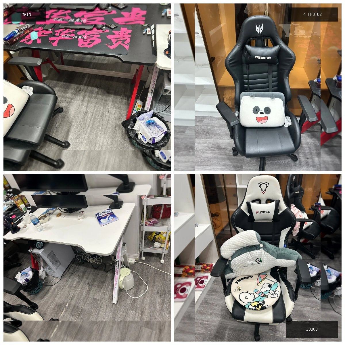 🟢 在售 📦 二手商品预览 🏷 电竞桌,椅 💵 价格:$50 📍 城市:西港 📂 分类:家具家电…