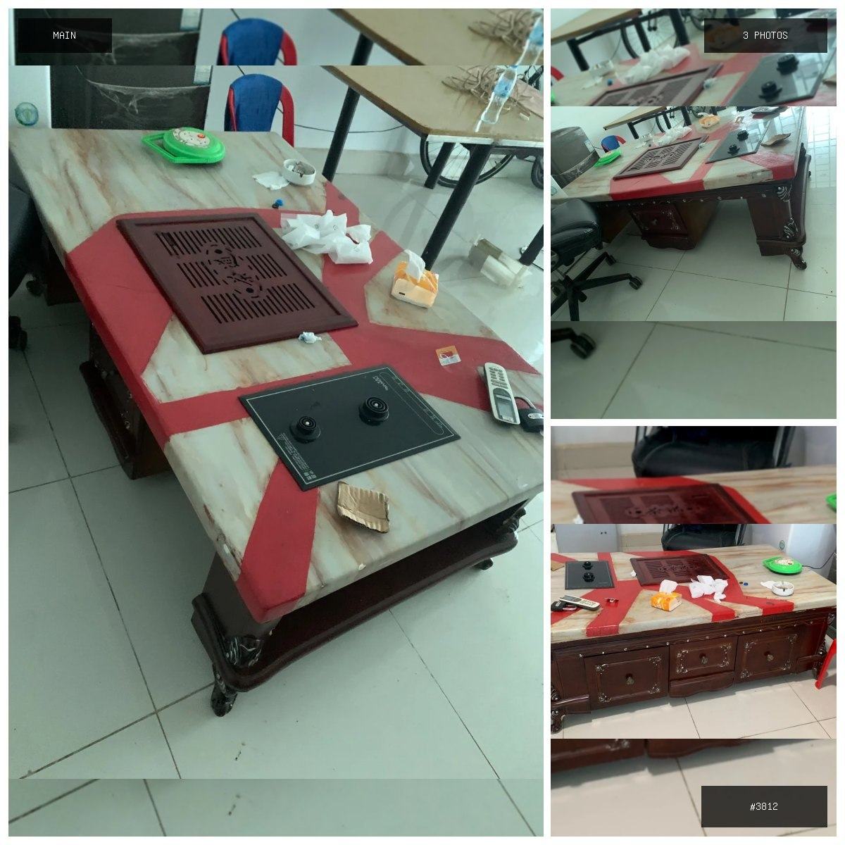 🟢 在售 📦 二手商品预览 🏷 桌1.5mi0.8m 💵 价格:$60 📍 城市:金边 📂 分类…