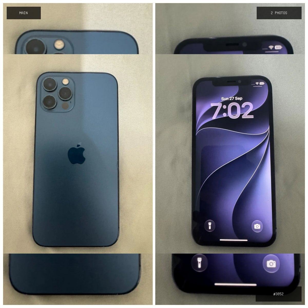🟢 在售 📦 二手商品预览 🏷 iPhone 12 Pro 💵 价格:$120 📍 城市:西港 …