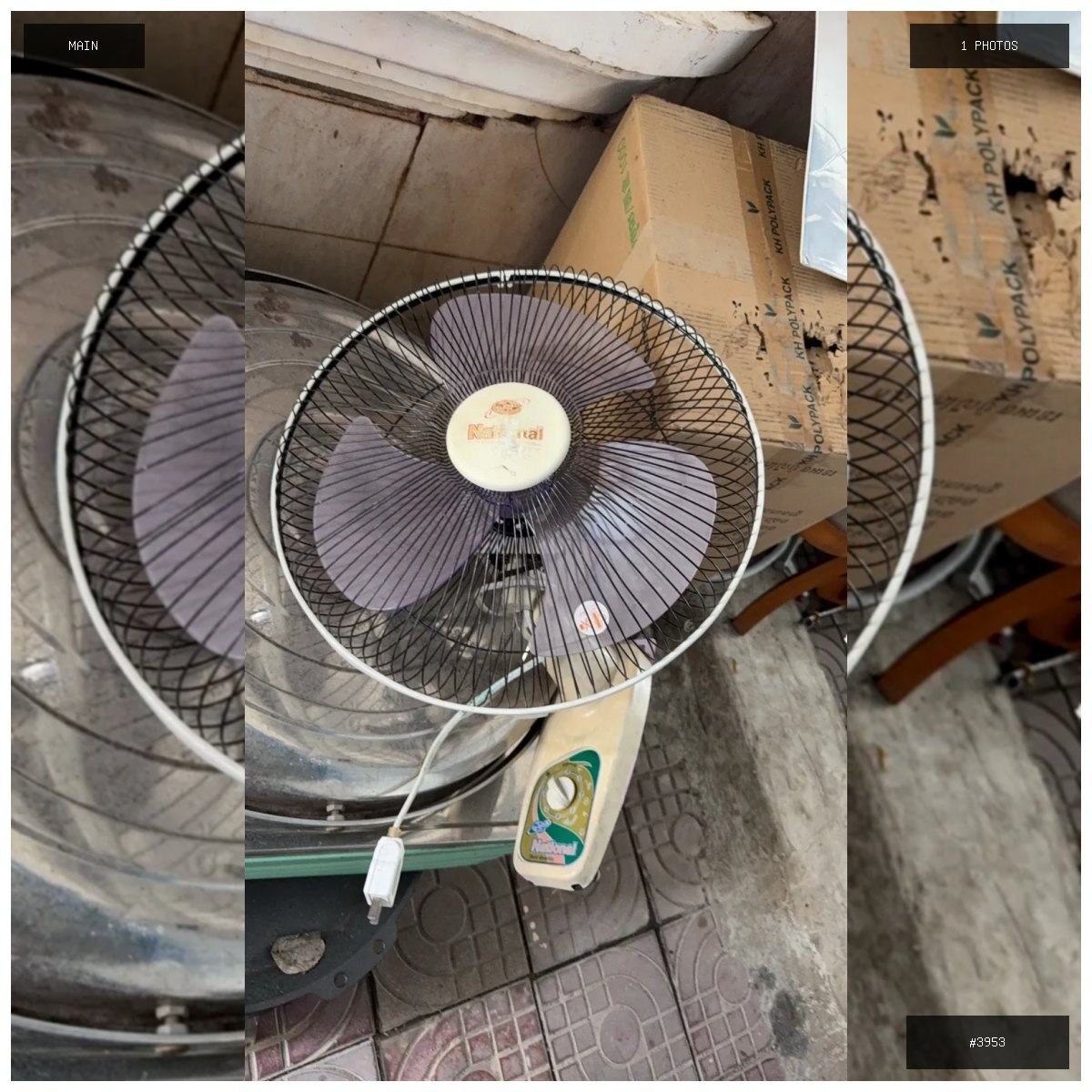🟢 在售 📦 二手商品预览 🏷 壁扇 💵 价格:$10 📍 城市:金边 📂 分类:手机数码 🖼 …