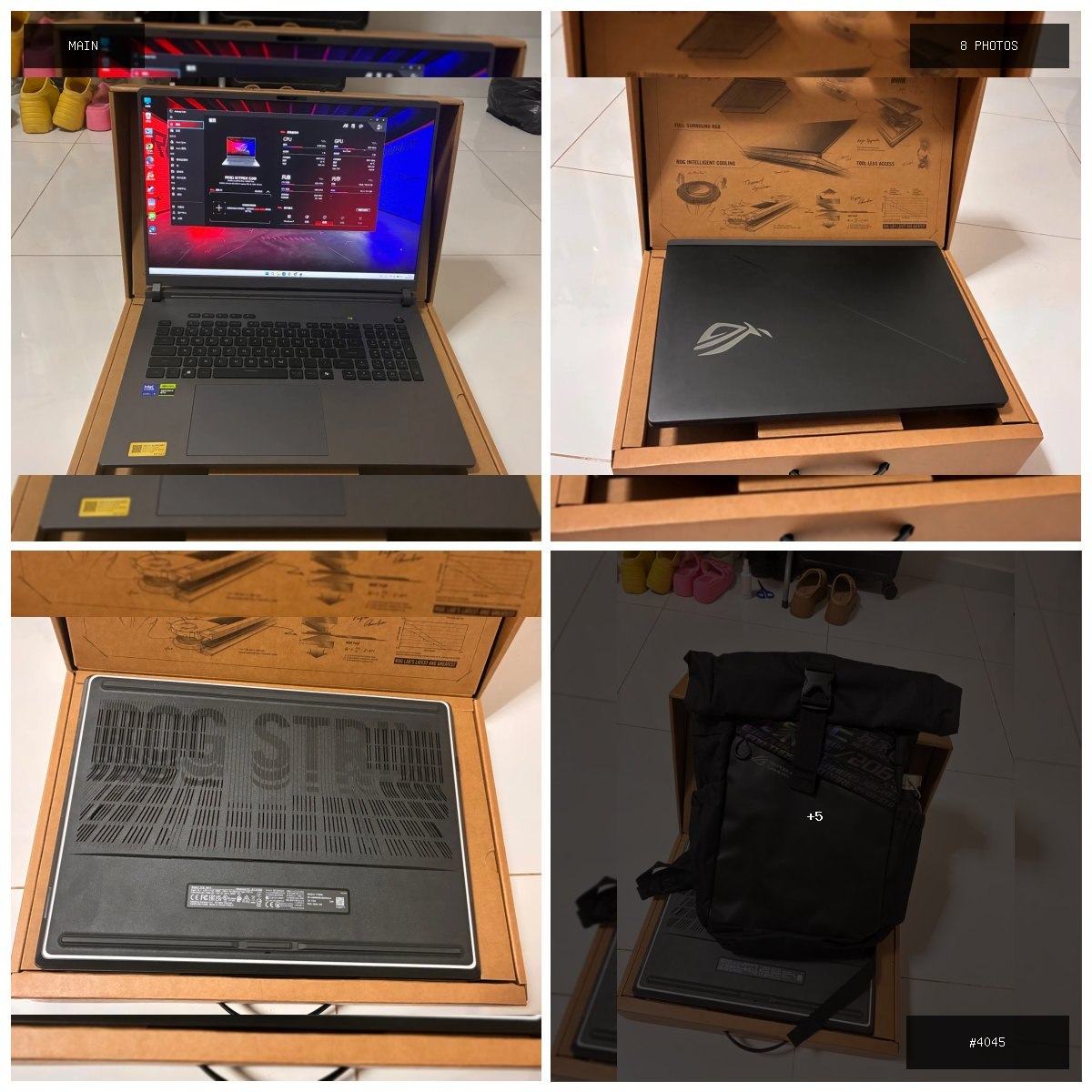 🟢 在售 📦 二手商品预览 🏷 ROG枪神10 Plus 5070Ti 12G 1T 16GX2…