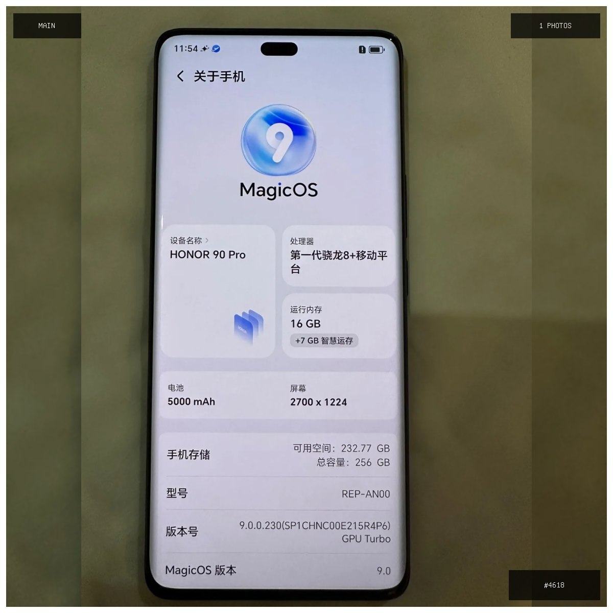 🟢 在售 📦 二手商品预览 🏷 荣耀90pro 💵 价格:$100 📍 城市:西港 📂 分类:手…