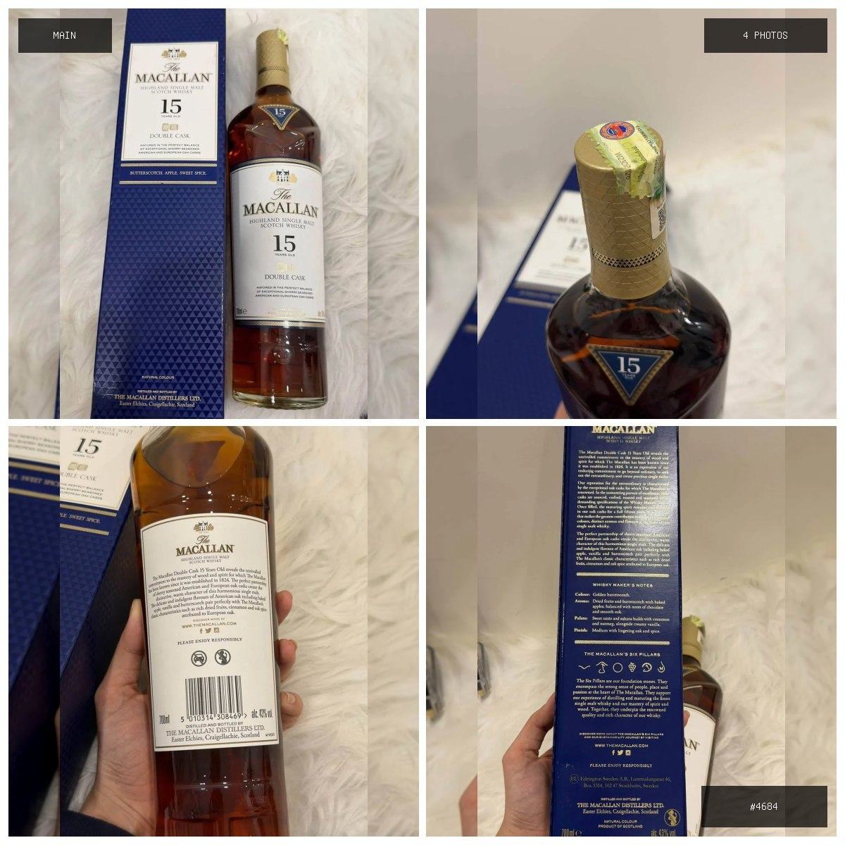 🟢 在售 📦 二手商品预览 🏷 麦卡伦15年 💵 价格：面议 📍 城市：西港 📂 分类：二手闲置…