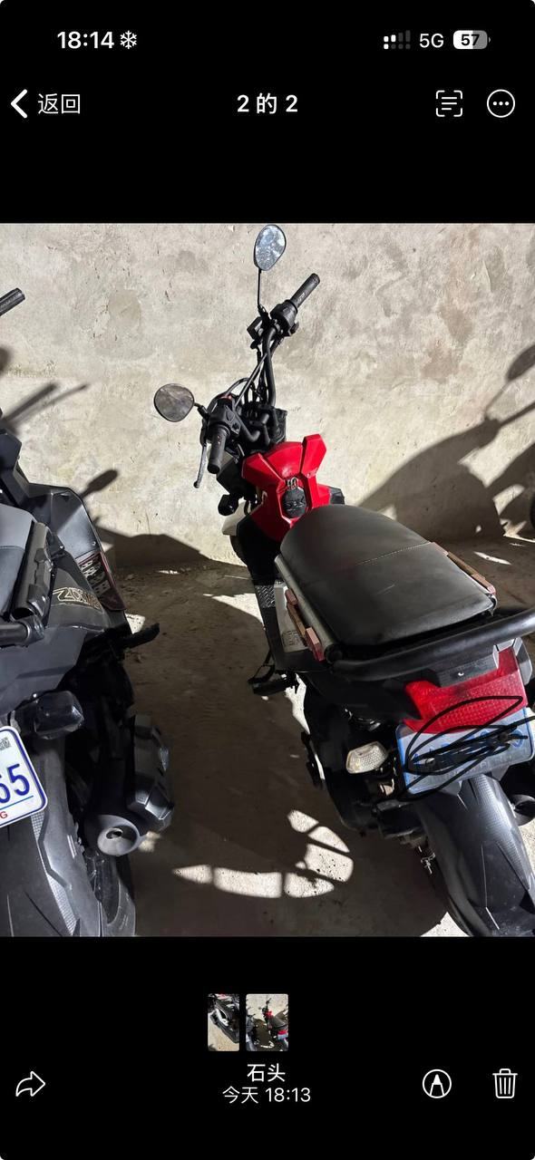 出售物品:祖玛摩托车 价 格:350USD 商品类别:摩托车 位 置:#西港 西岗 联系方式:@…