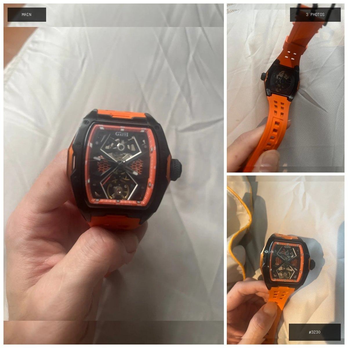 🟢 在售 📦 二手商品预览 🏷 镂空机械男表 💵 价格:$168 📍 城市:西港 📂 分类:二手…