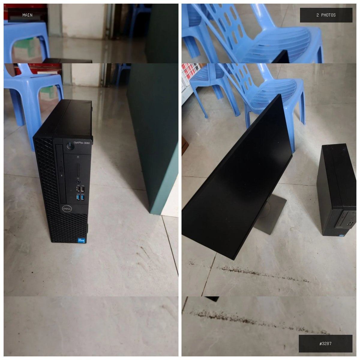 🟢 在售 📦 二手商品预览 🏷 Dell戴尔台式电脑 i5-8th,含显示器 💵 价格:$300…