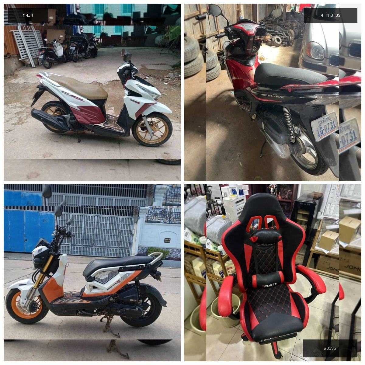 🟢 在售 📦 二手商品预览 🏷 摩托车 💵 价格:面议 📍 城市:金边 📂 分类:汽车摩托 🖼 …