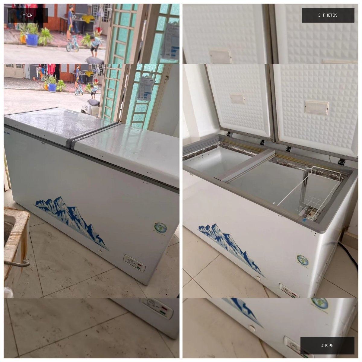 🟢 在售 📦 二手商品预览 🏷 冰柜500L 💵 价格:$170 📍 城市:#金边 📂 分类:手…