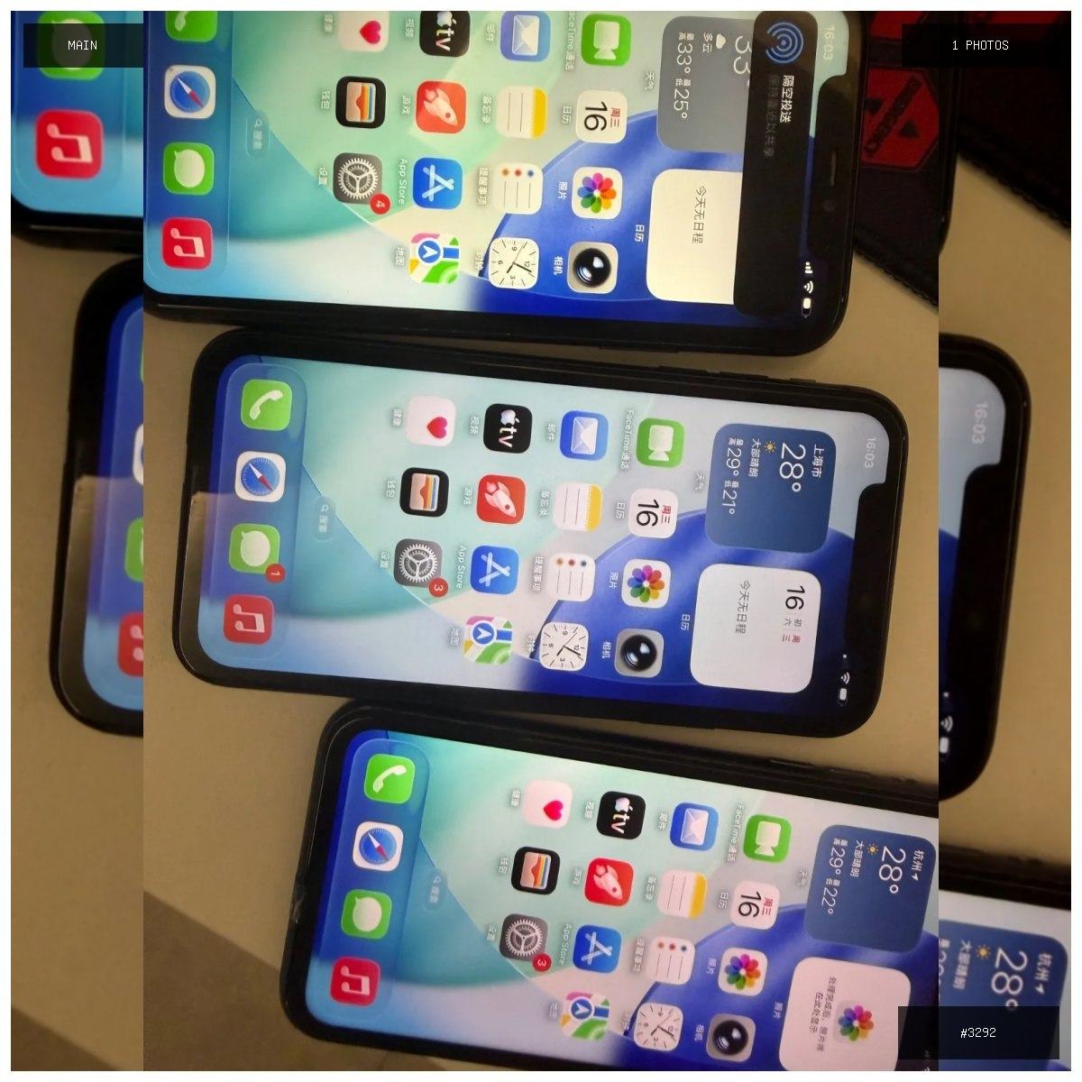 🟢 在售 📦 二手商品预览 🏷 三台iphone11 💵 价格：$250 📍 城市：#金边 📂 …