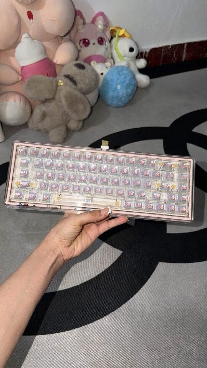 出售物品:键盘出售,Ainbell(Base68限定款)键盘客制化机械热插拔三模DIY无线键盘,…