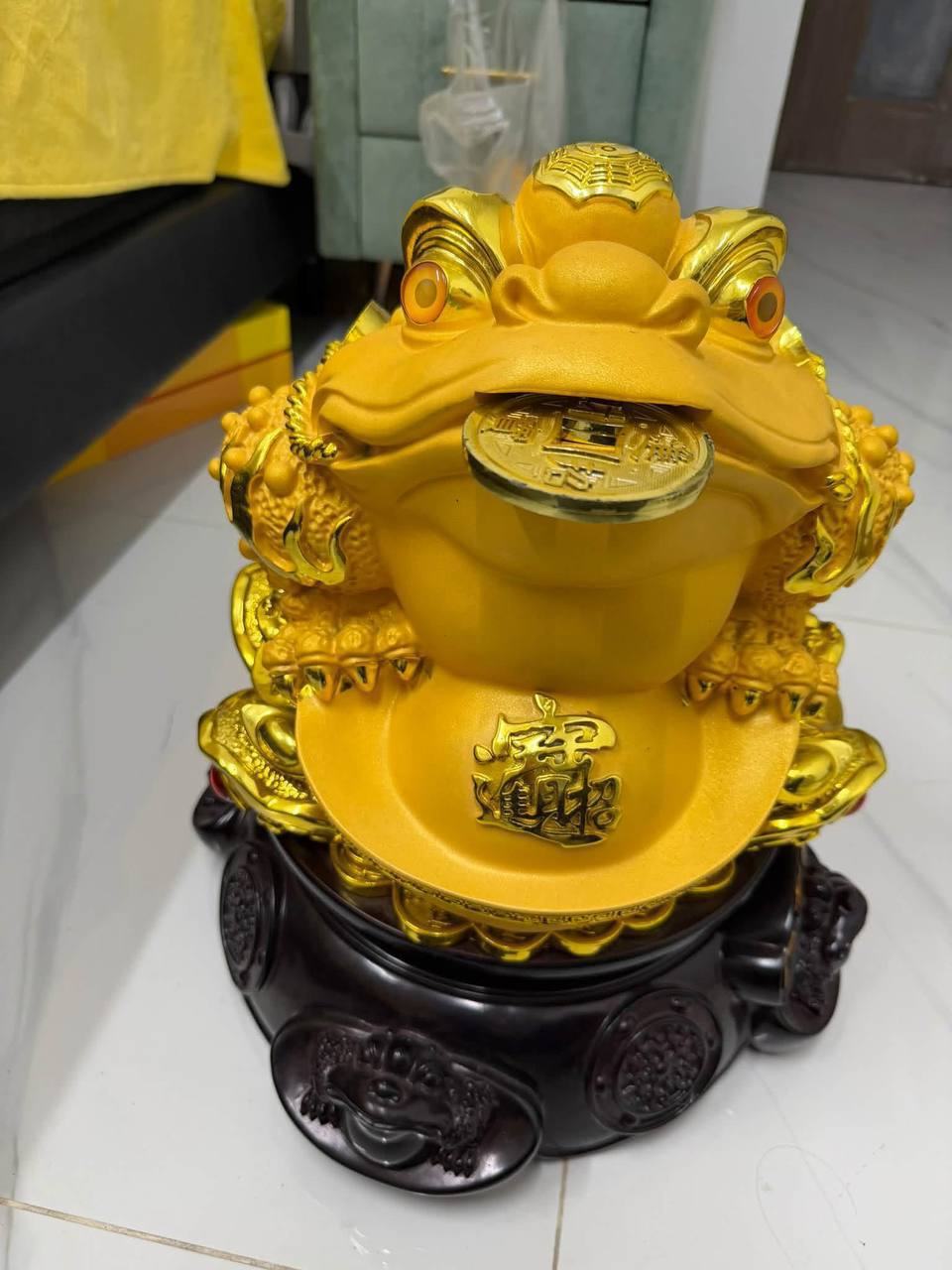 出售:招财进宝 摆件 价格:35 位置:#海豚附近 交易方式:自取/ 联系方式:@mzss888…