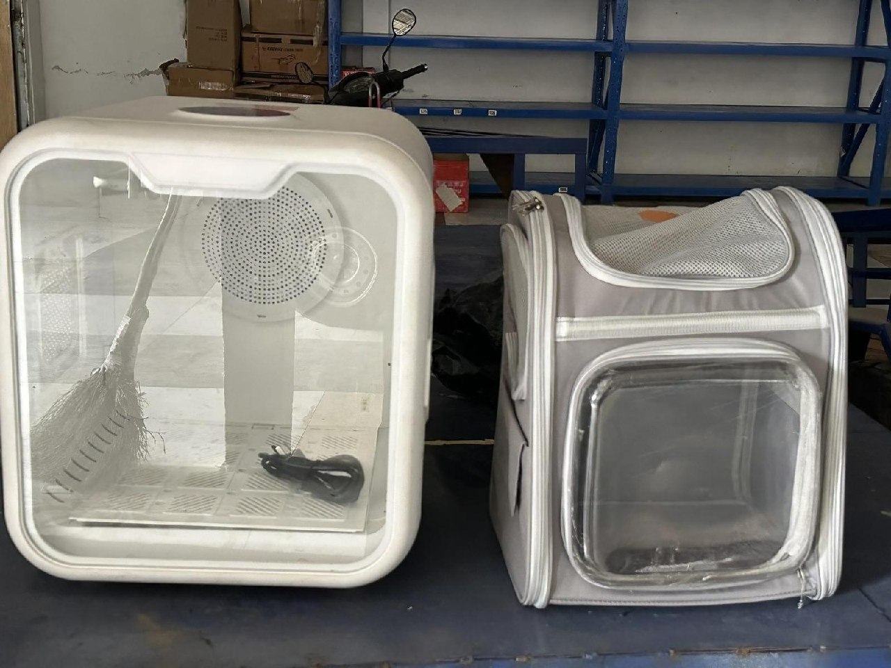 出售物品:宠物烘干机➕宠物背包 价 格:100 USD 商品类别:#手机数码 位 置:#金边 联…