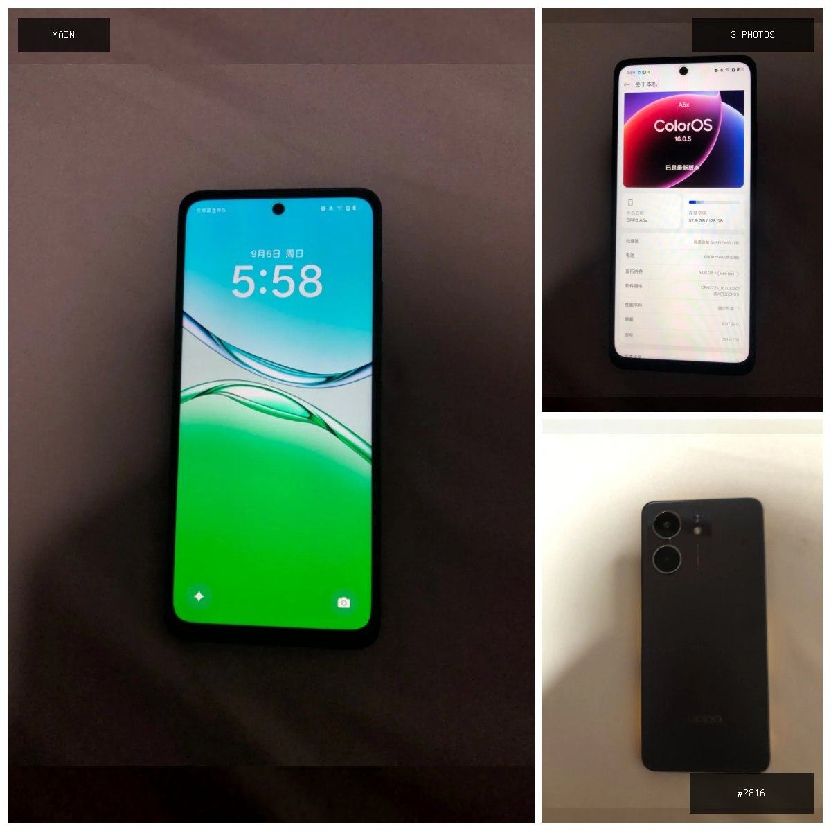 🟢 在售 📦 二手商品预览 🏷 Oppo手机 💵 价格：$88 📍 城市：#金边 📂 分类：手机…