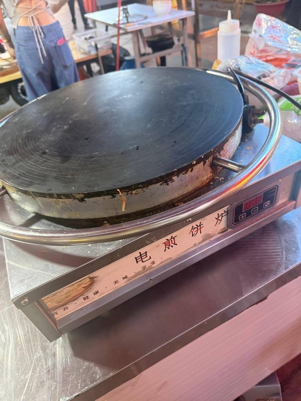 出售物品:电鏊子煎饼机 价 格:100 …