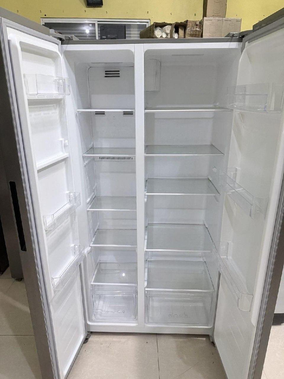 出售物品:双开冰箱 价 格:480 商品类别:#家具家电 位 置:#西港 联系方式:@weike…